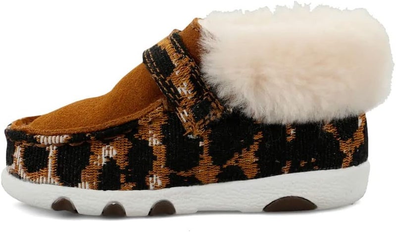 Twisted X Infant's Driving Moc, Moc Toe, Tan & Cheetah, 4 M - Image 2